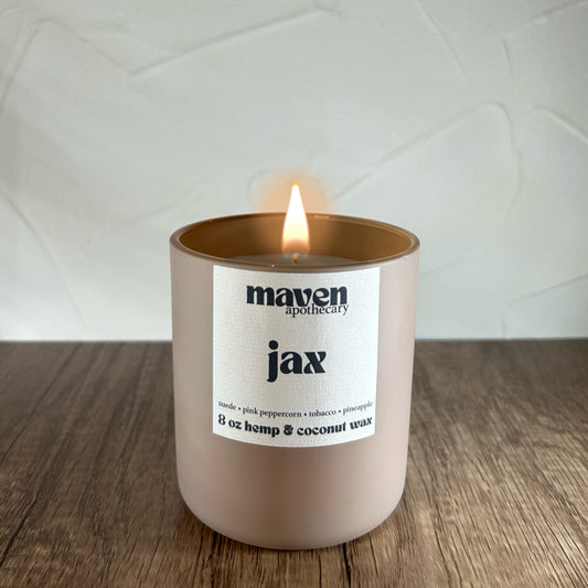 Jax Hemp & Coconut Wax Candle 8oz