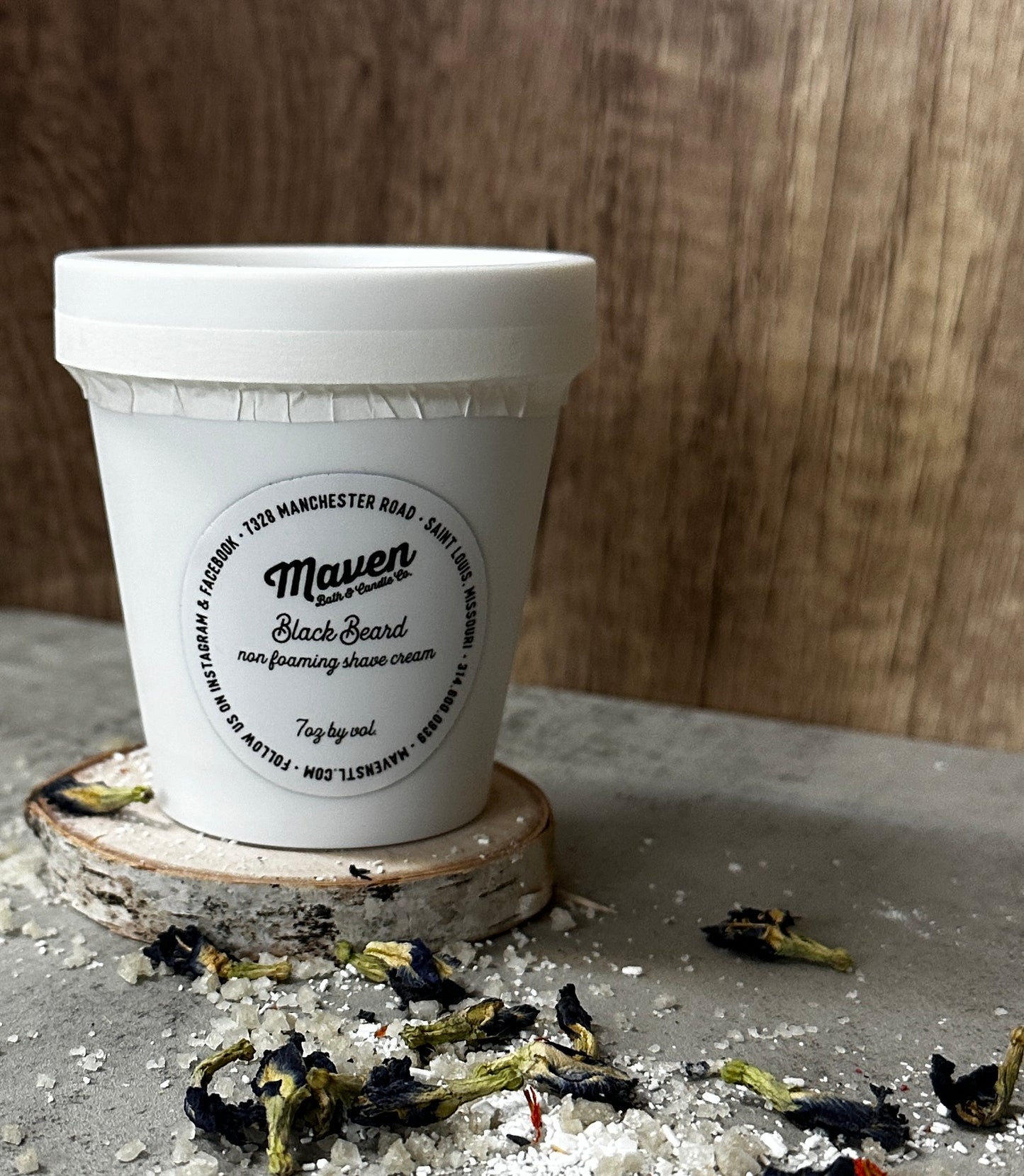 Non-Foaming Shave Creme Black Beard 7oz