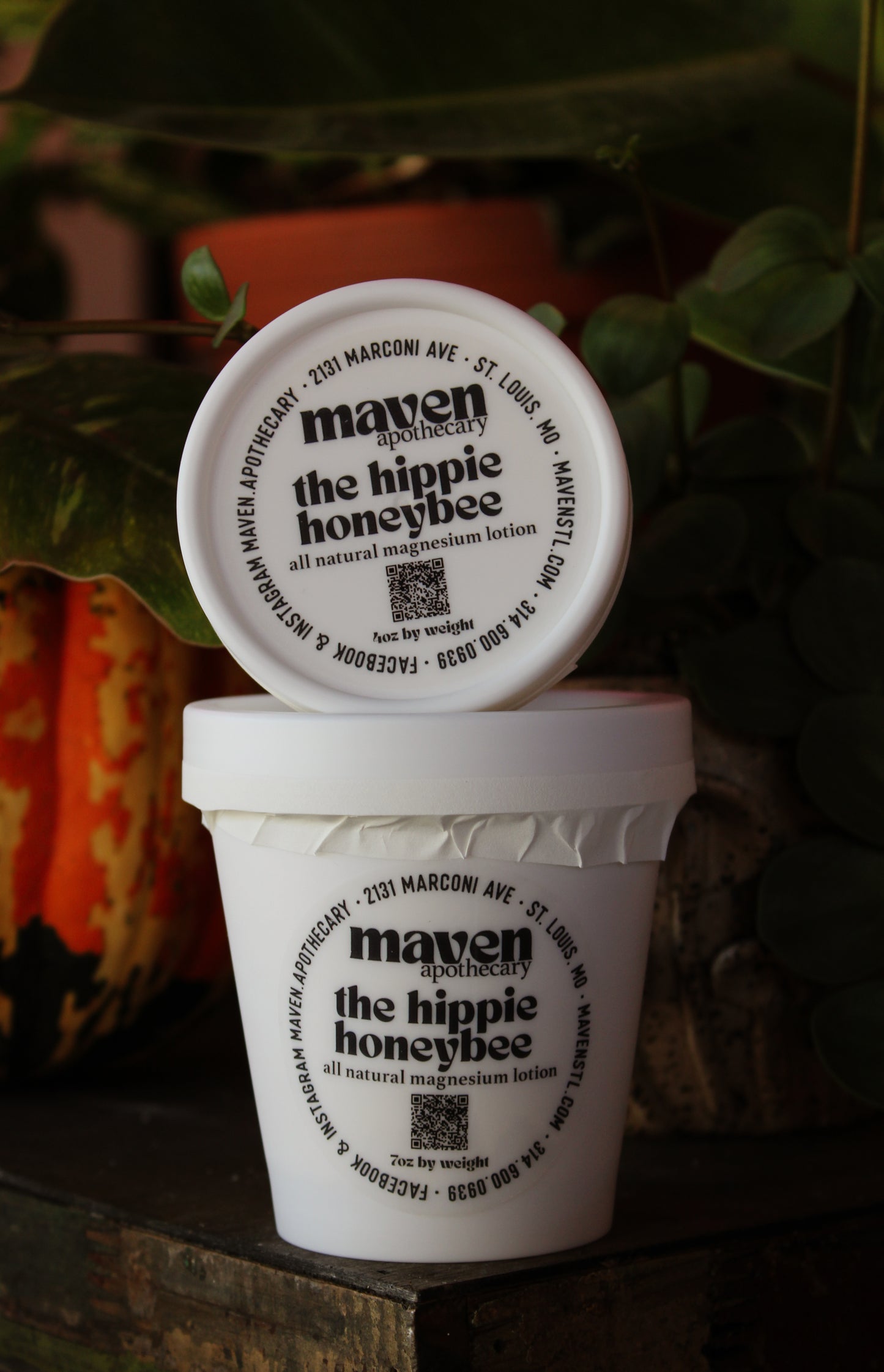 Magnesium Lotion The Hippie Honeybee 7oz