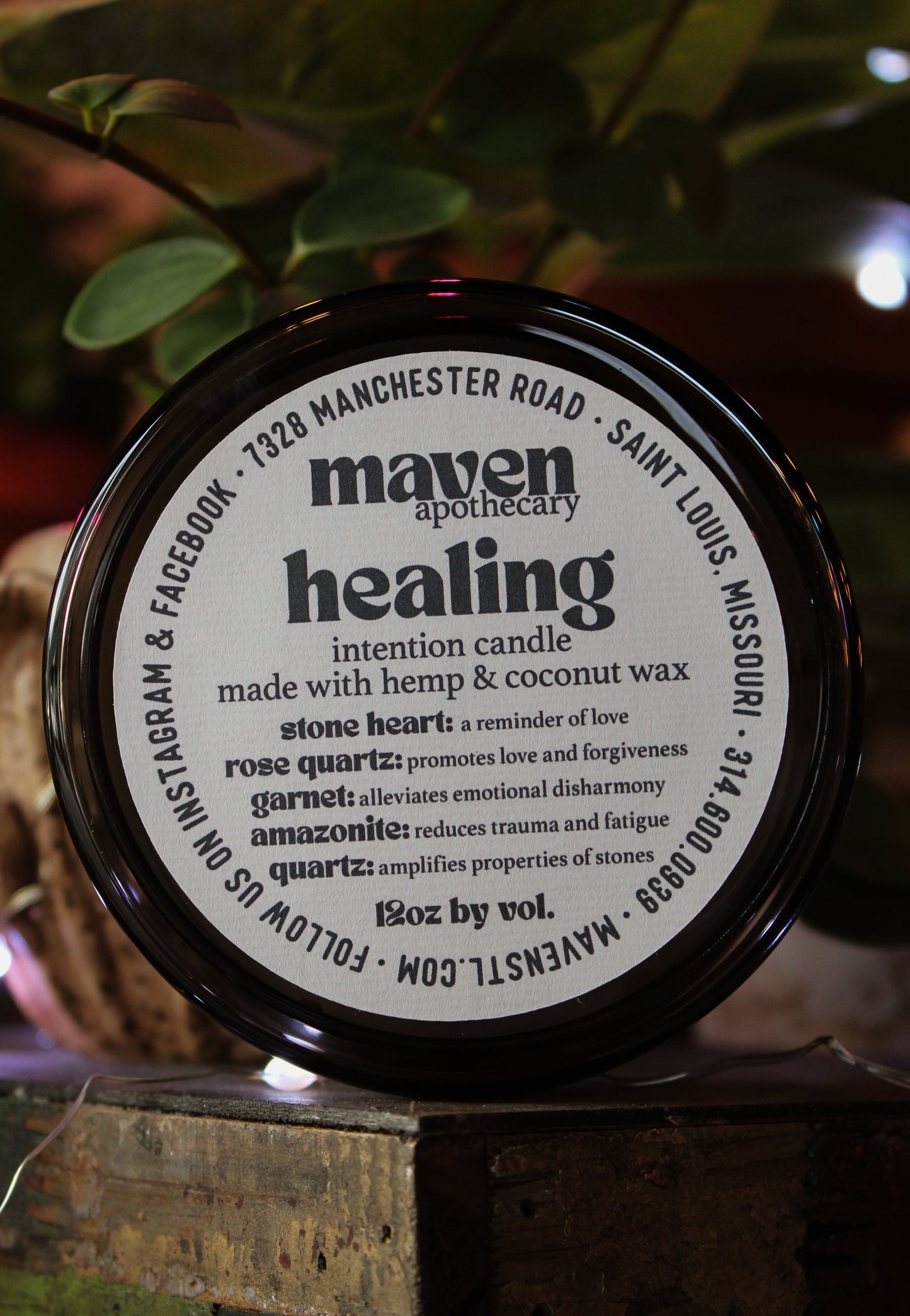 Intention Candle Healing 12oz