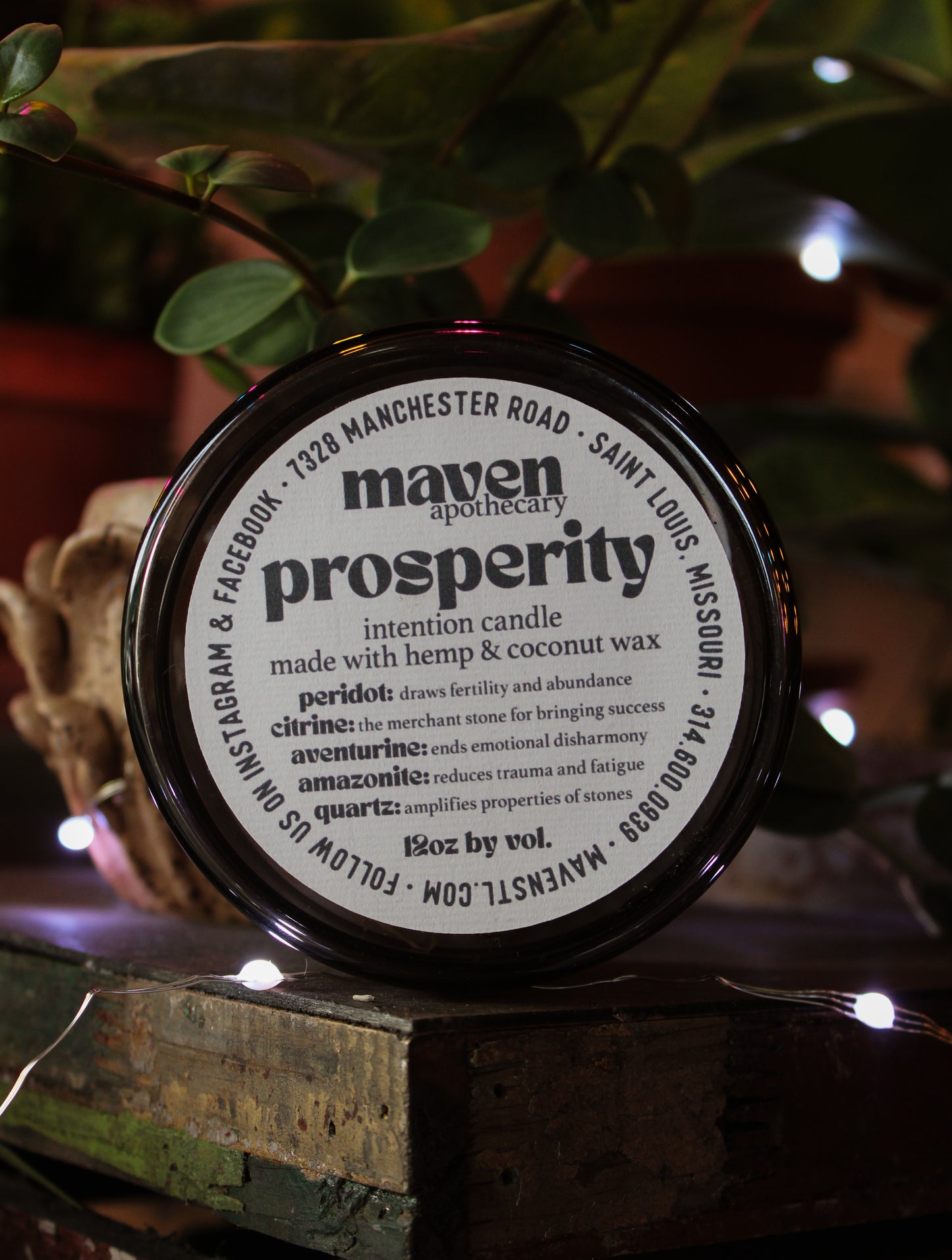 Intention Candle Prosperity 12oz