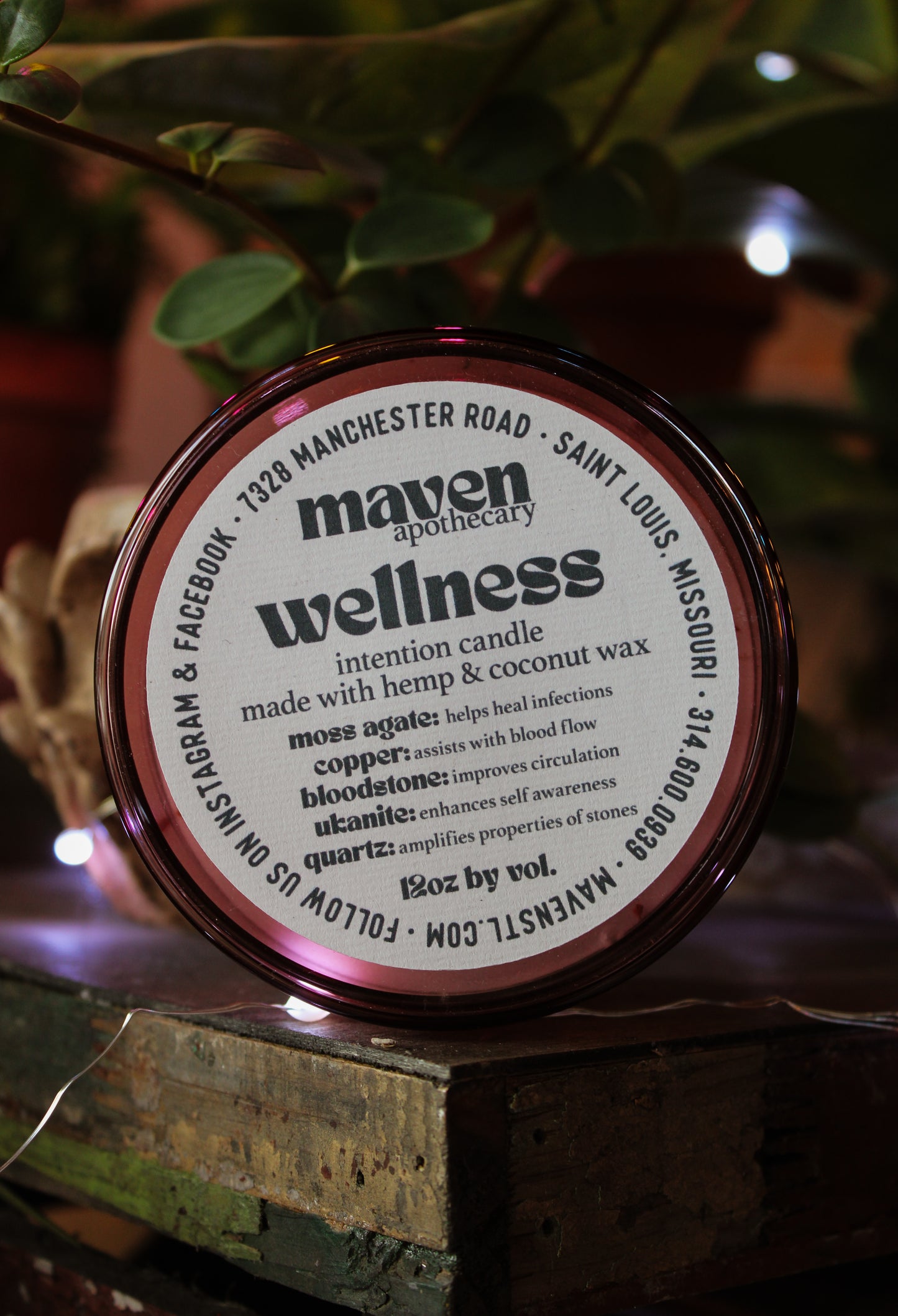 Intention Candle Wellness 12oz