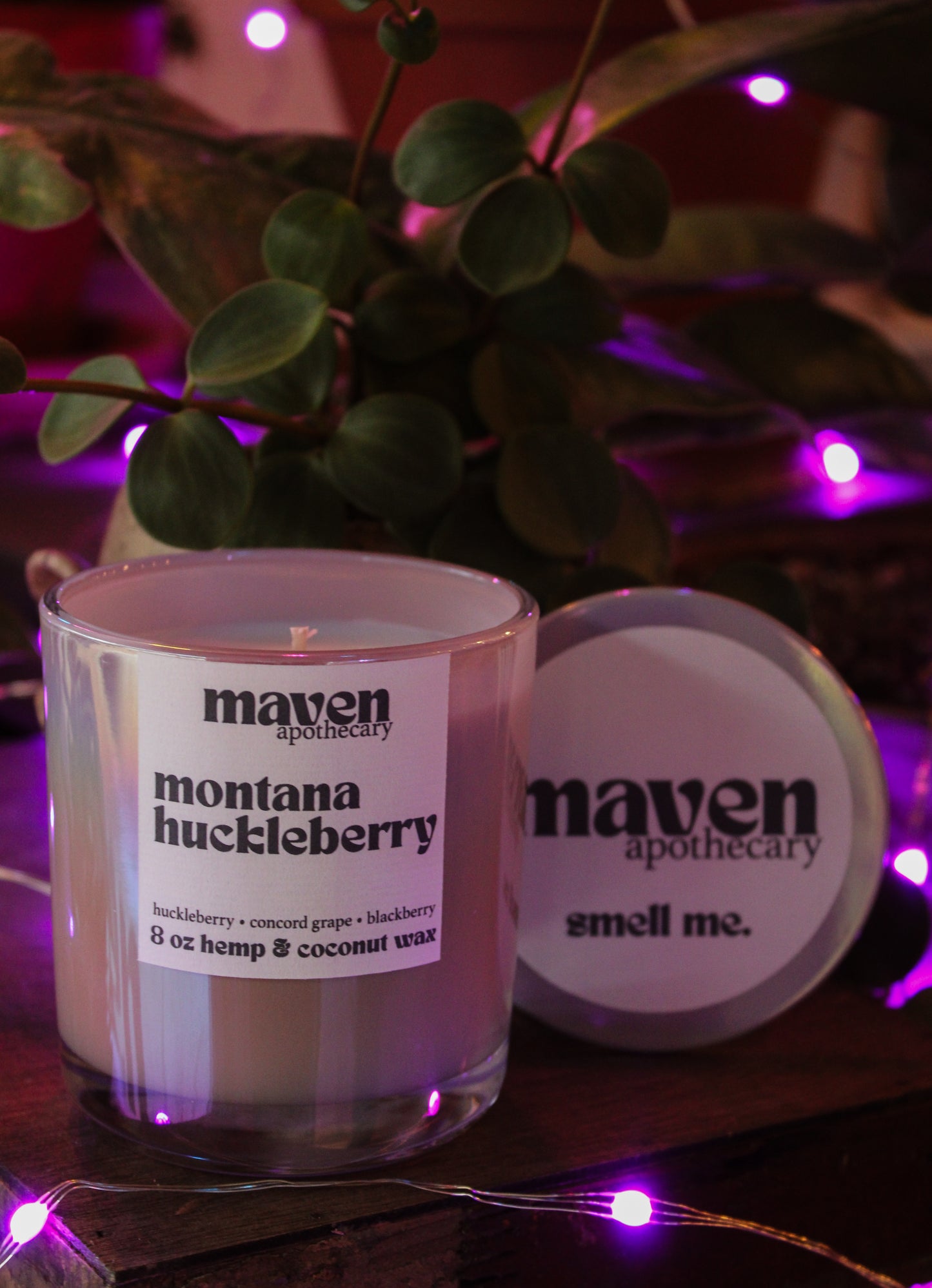 Montana Huckleberry Hemp & Coconut Wax Candle 8oz
