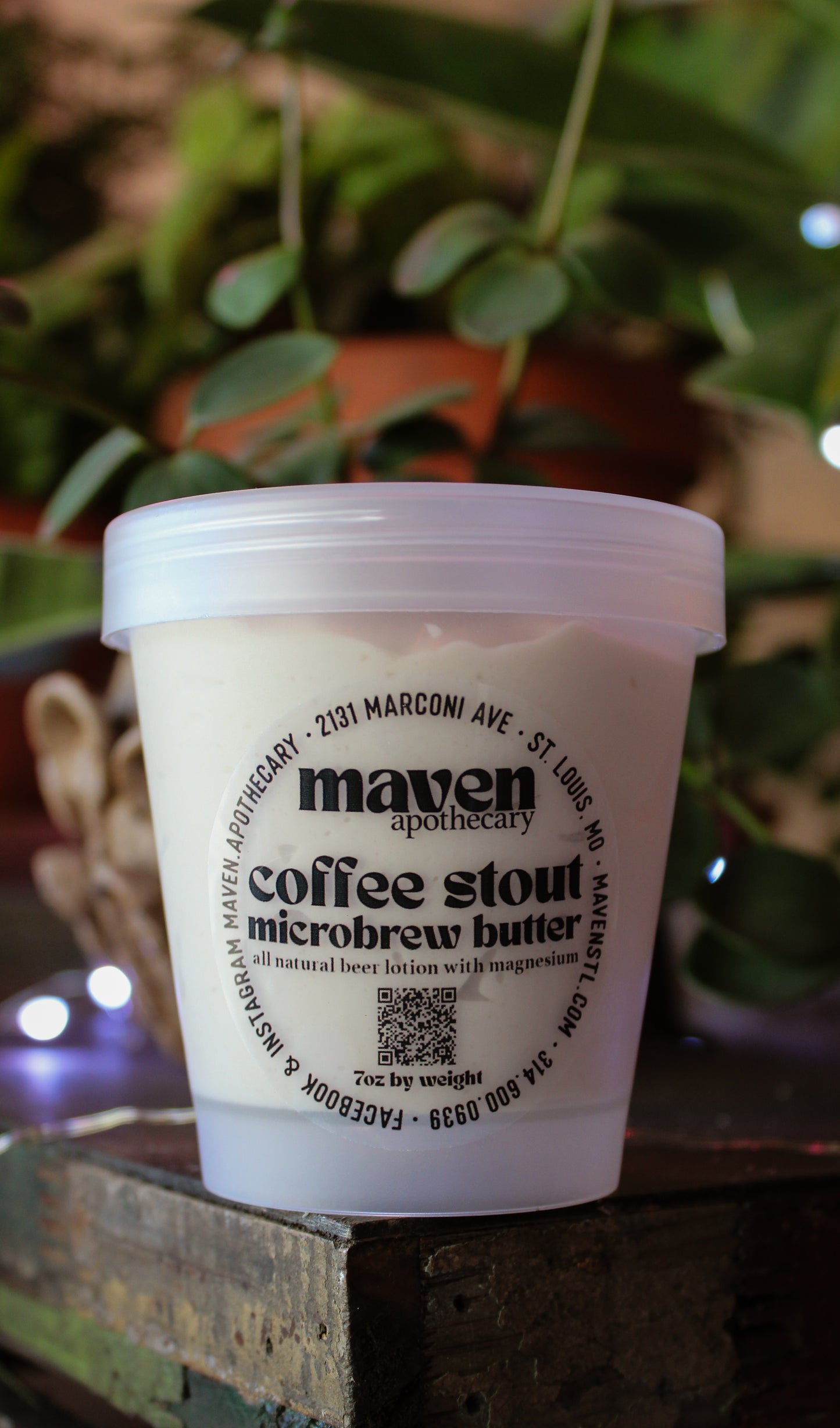 Microbrew Butter Coffee Stout Lotion WITH MAGNESIUM 7oz