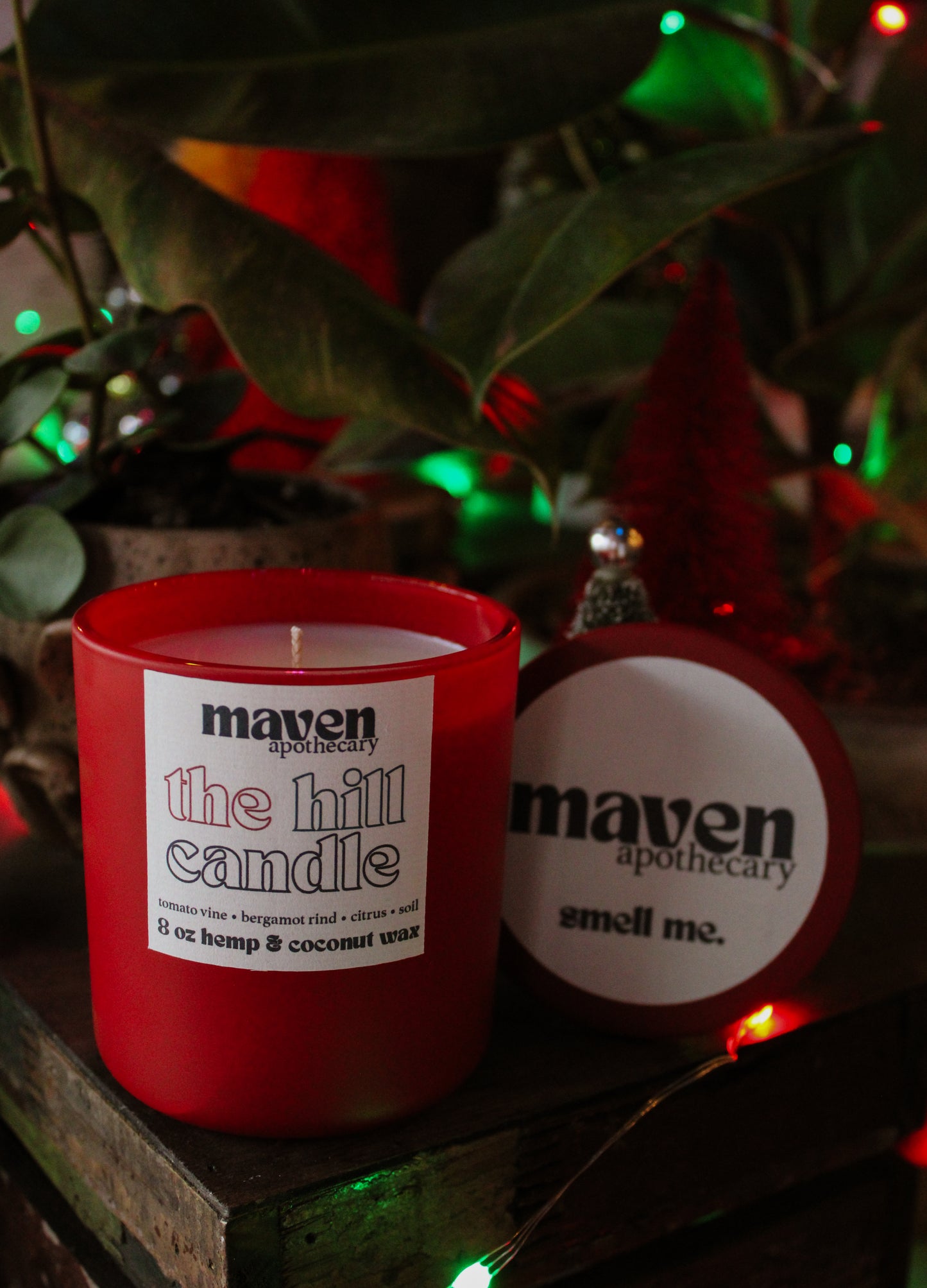 The Hill Hemp & Coconut Wax Candle 8oz