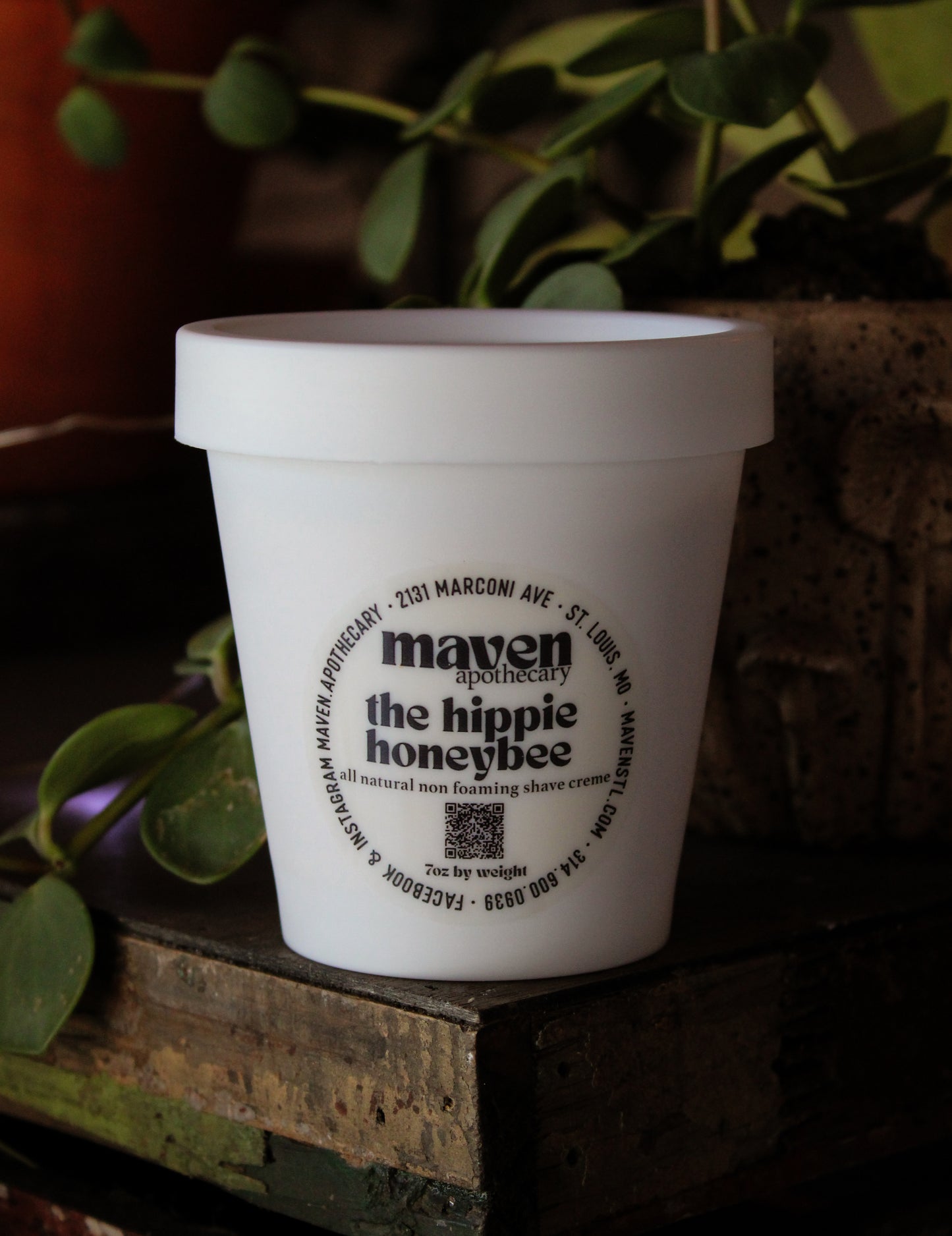 Non-Foaming Shave Creme Hippie Honeybee 7oz