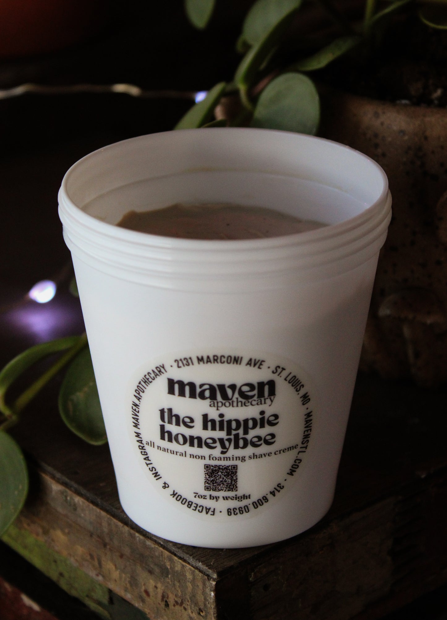 Non-Foaming Shave Creme Hippie Honeybee 7oz