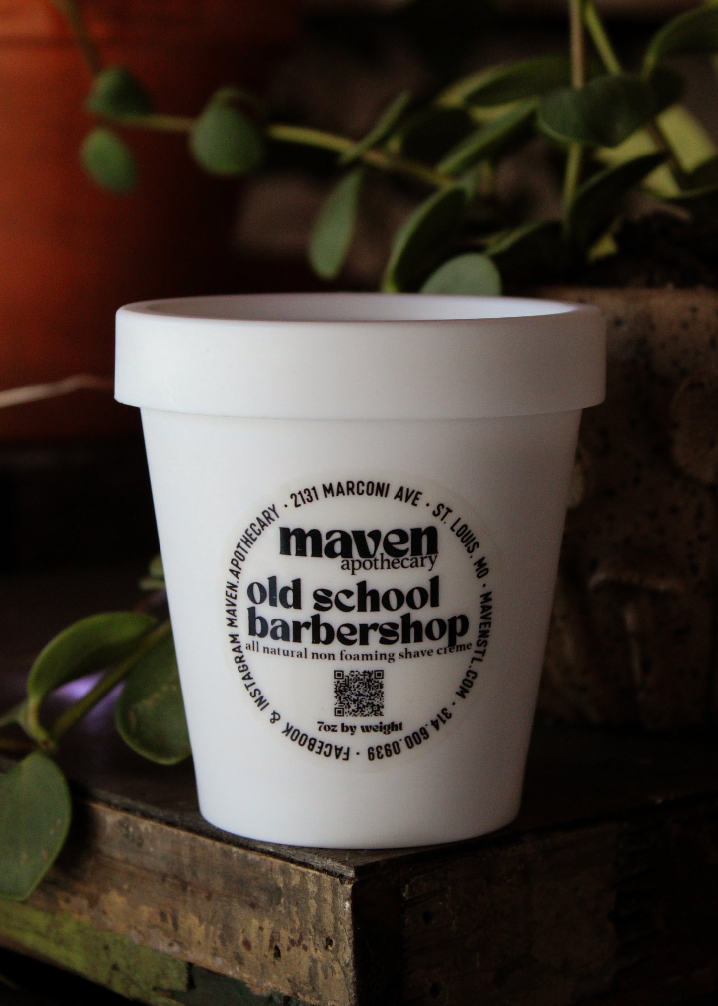 Non-Foaming Shave Creme Old School Barbershop 7oz