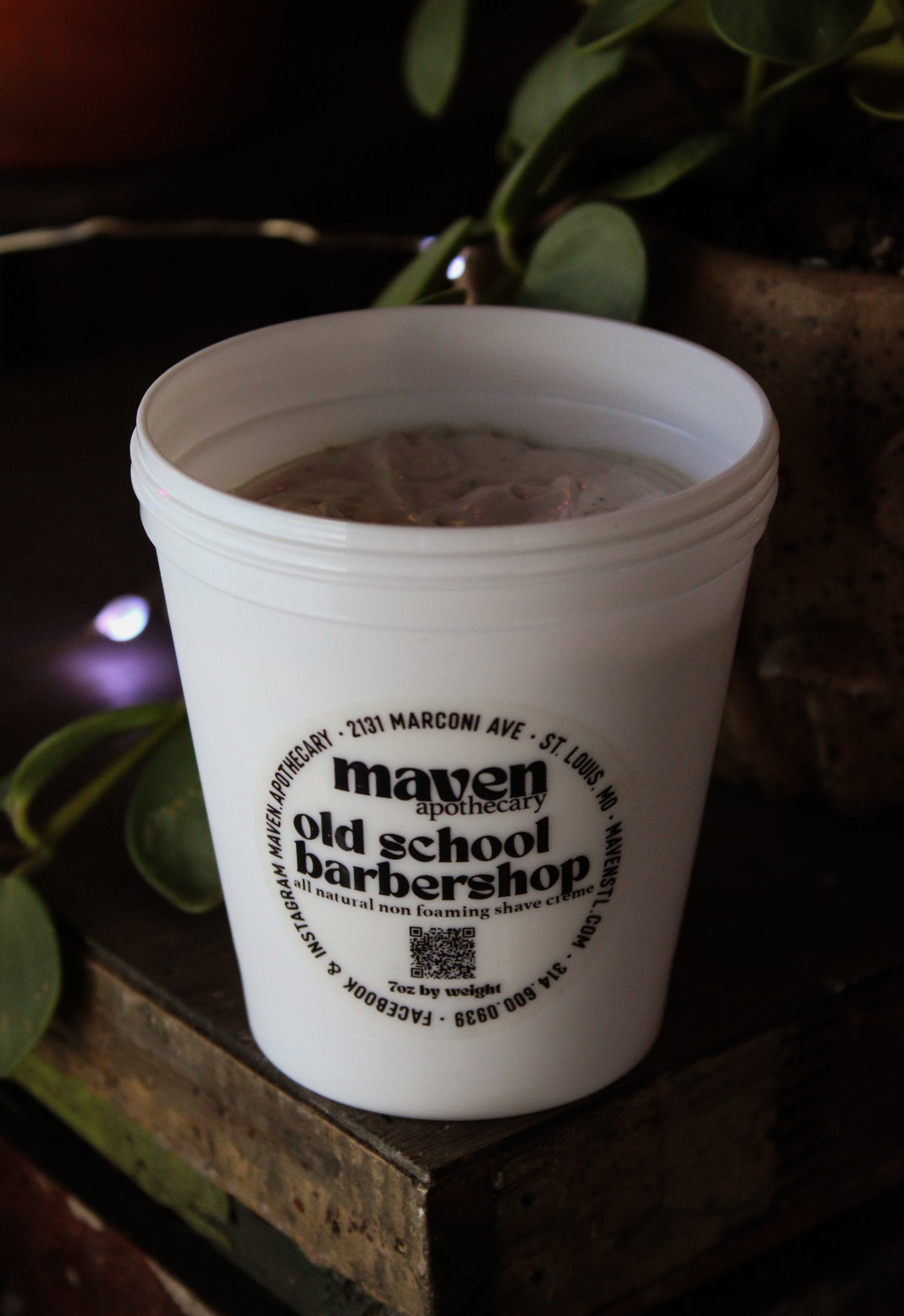 Non-Foaming Shave Creme Old School Barbershop 7oz