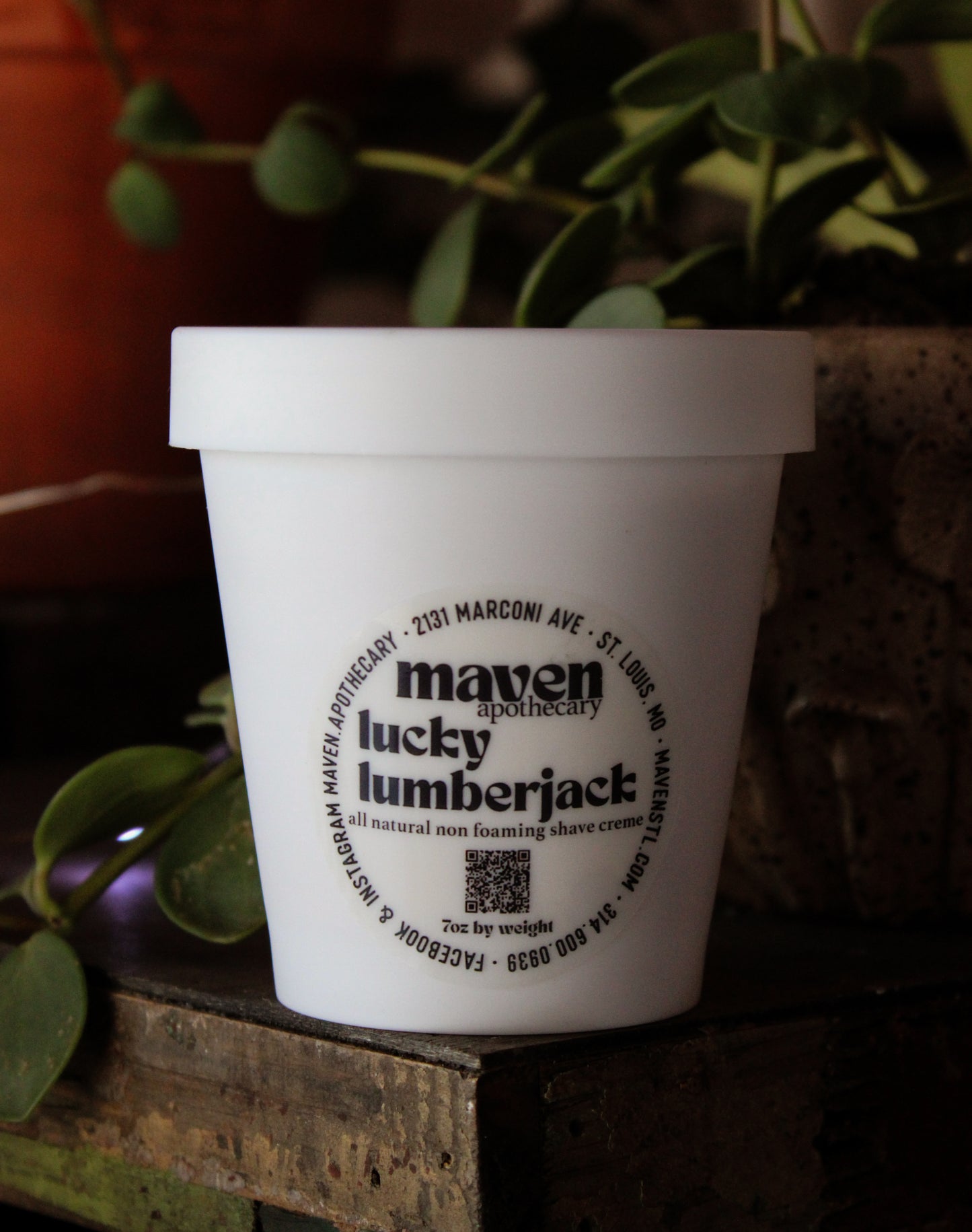 Non-Foaming Shave Creme The Lucky Lumberjack 7oz