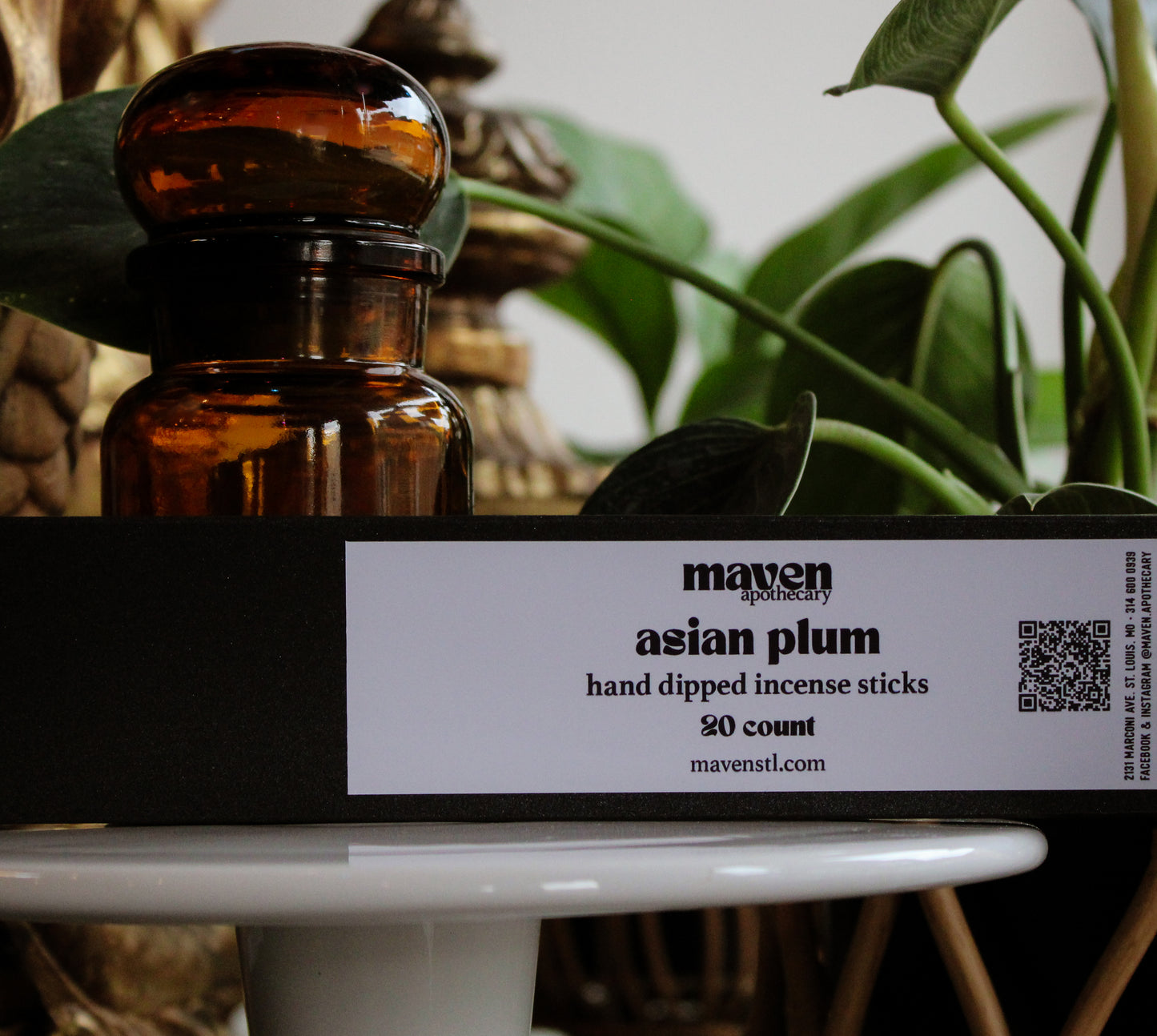 Incense Sticks Asian Plum 20 Count