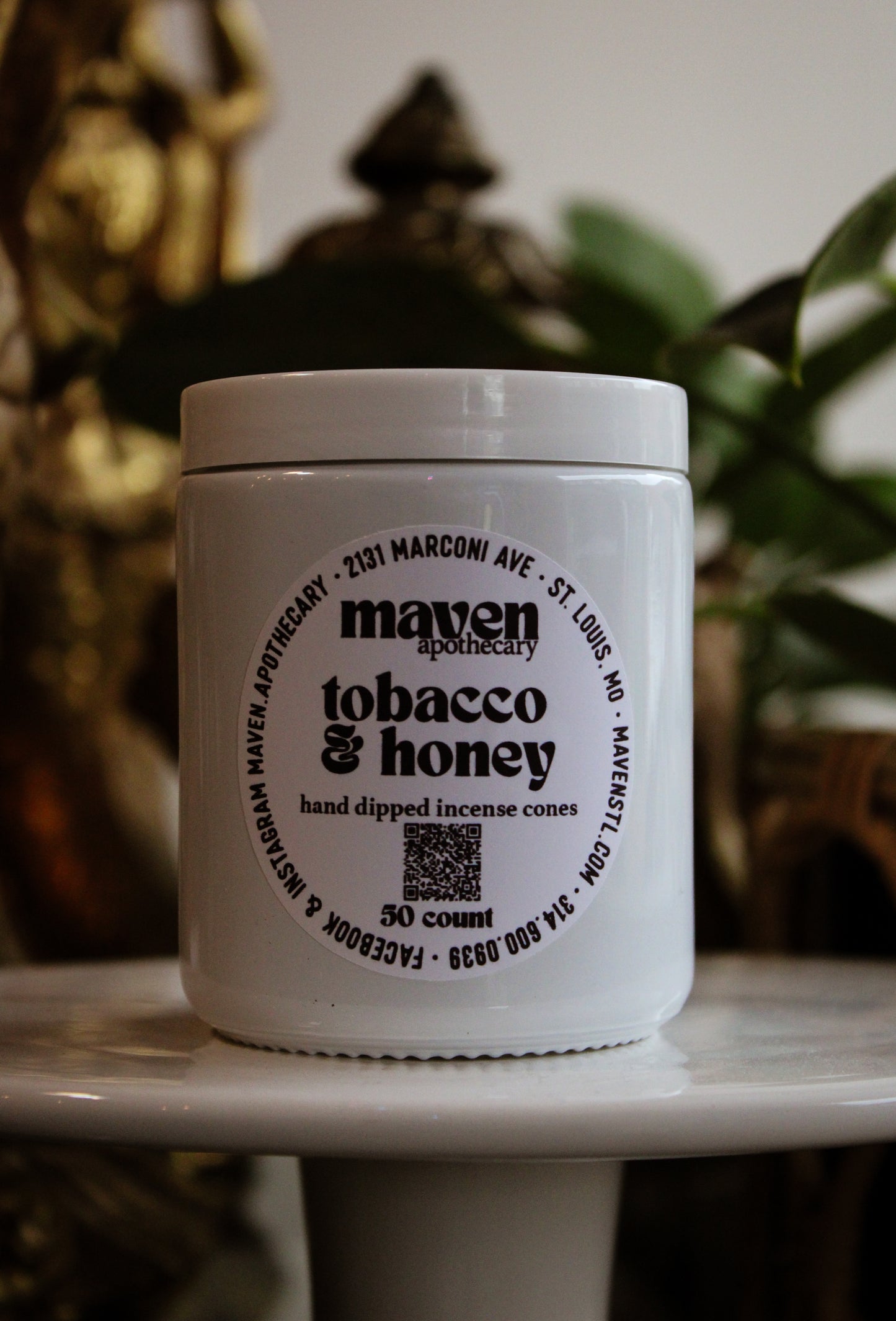 Incense Cones Tobacco & Honey 50 Count