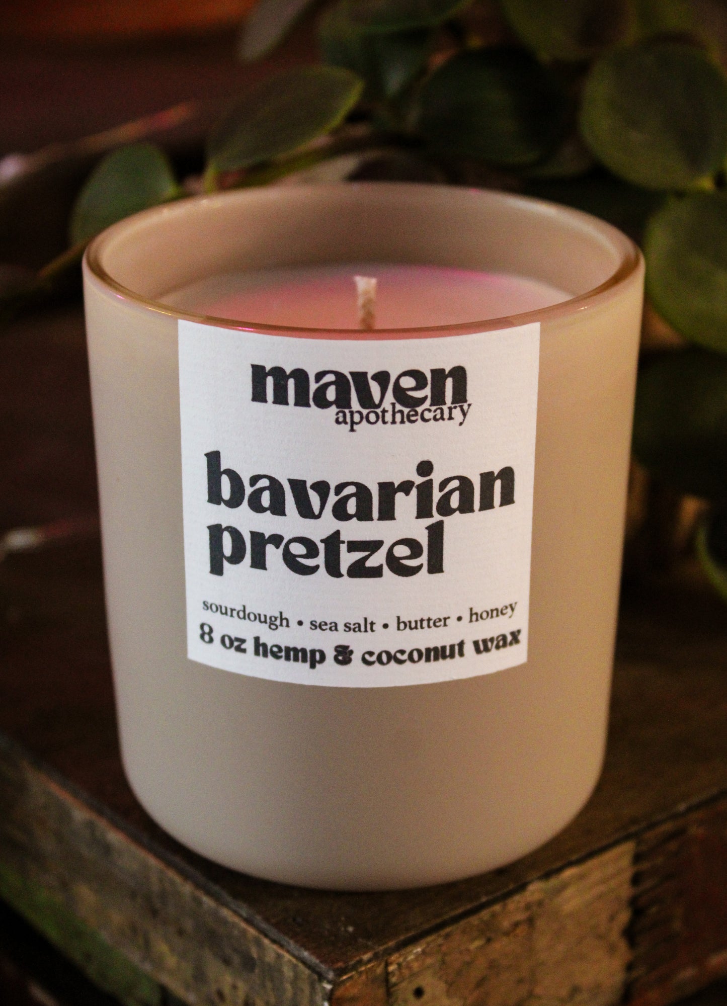 Bavarian Pretzel Hemp & Coconut Wax Candle 8oz