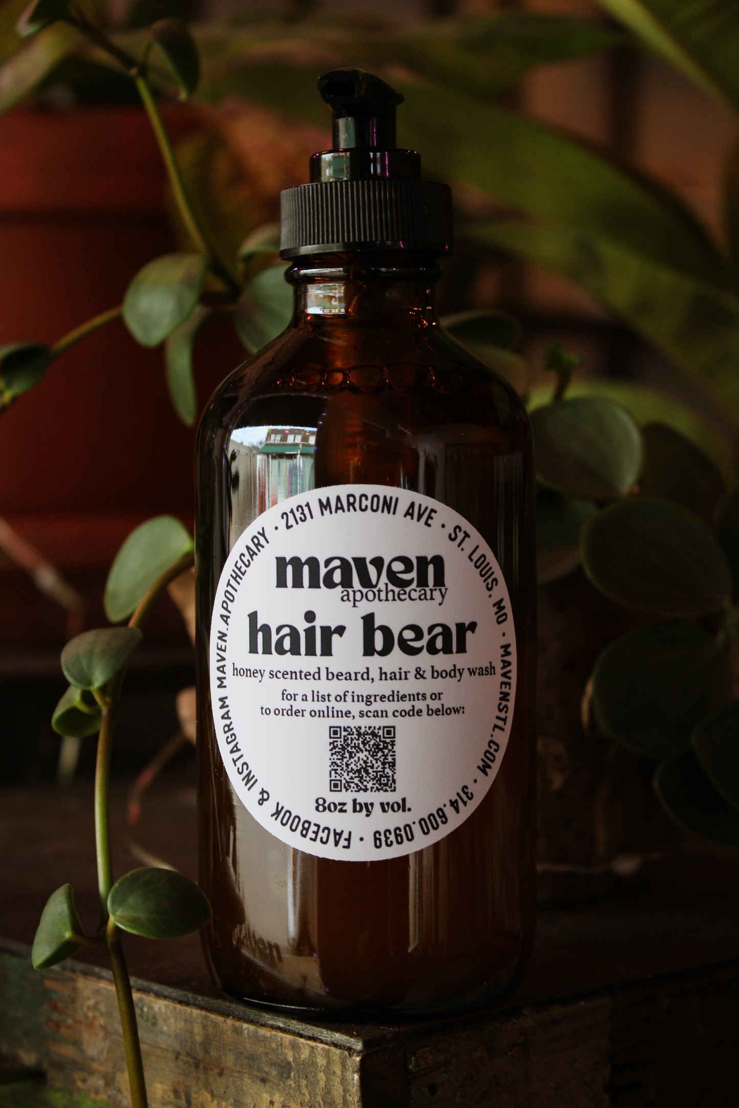 Hair Bear Beard & Body Wash 8oz
