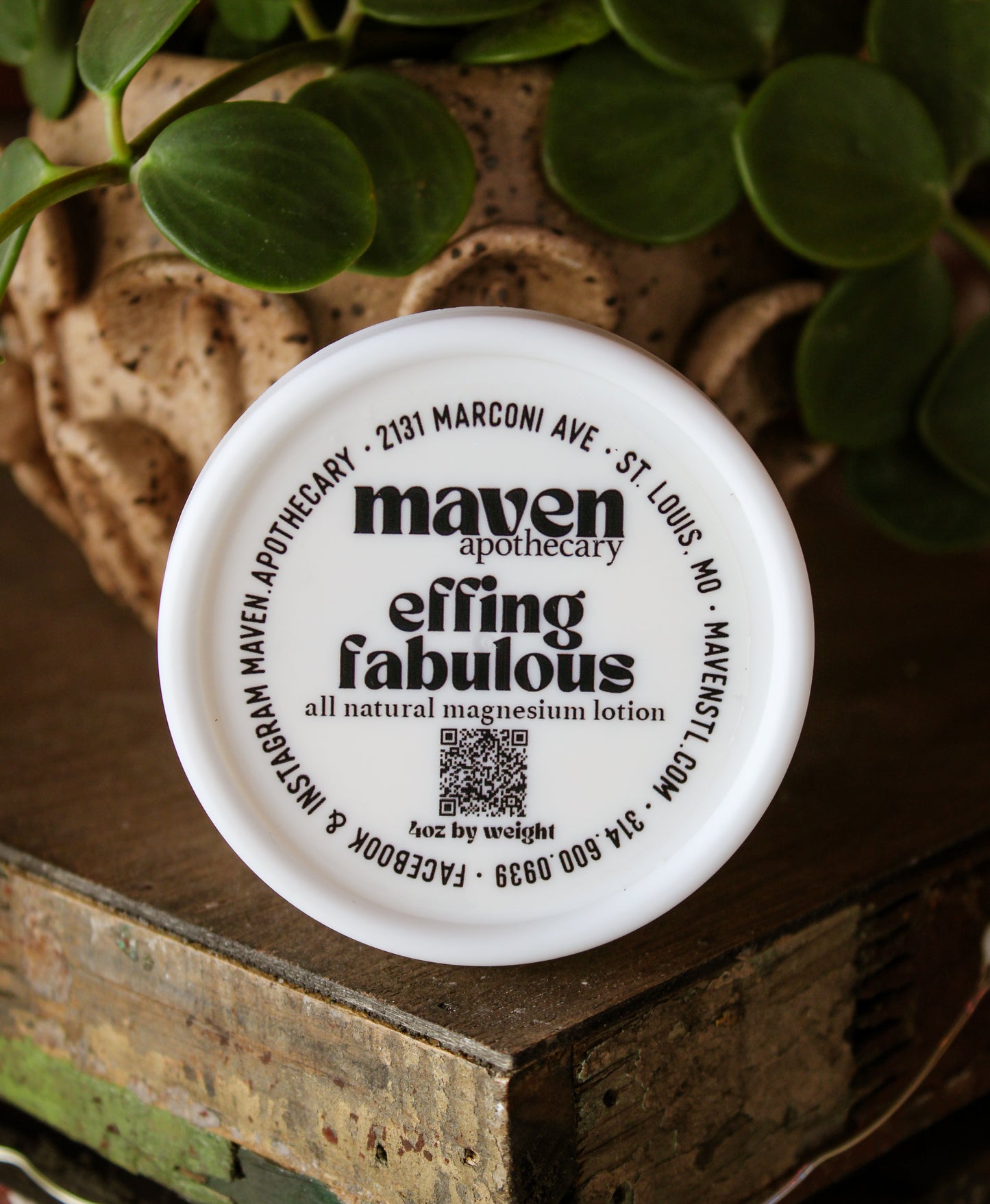 Magnesium Lotion Effing Fabulous 4oz