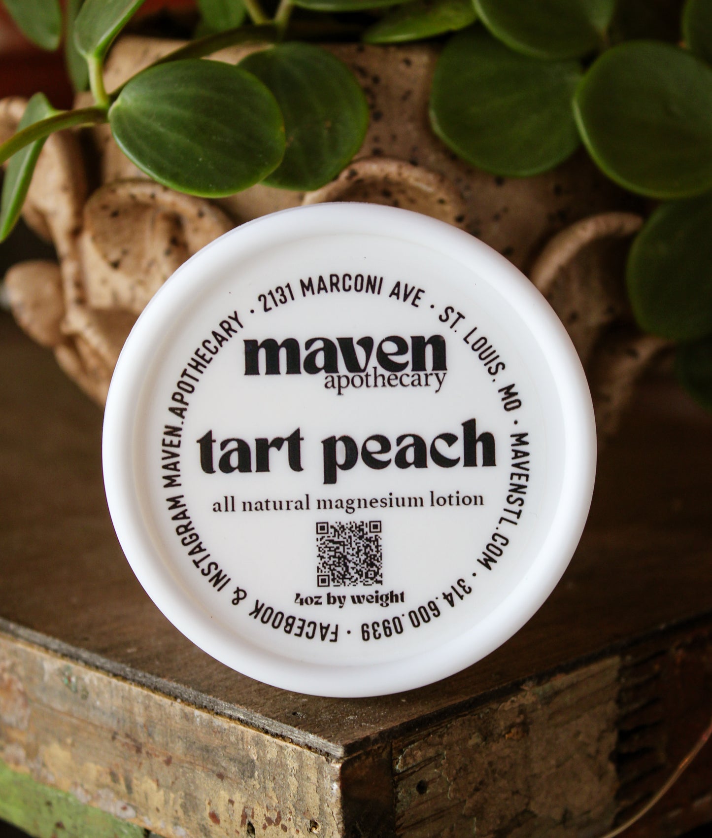 Magnesium Lotion Tart Peach 4oz