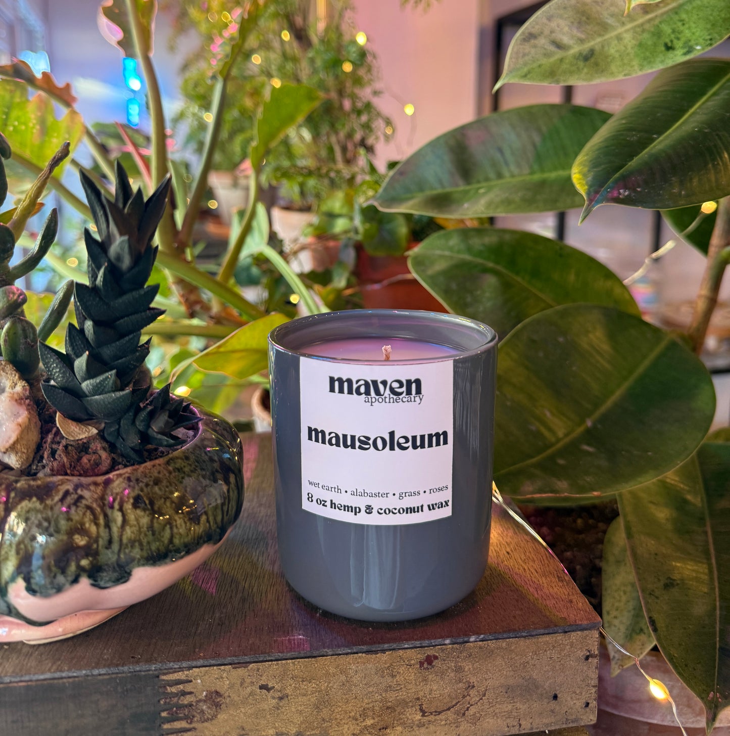 Mausoleum Hemp & Coconut Wax Candle 8oz