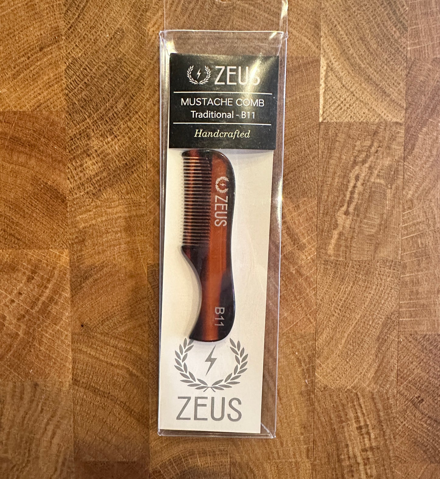 Zeus Mustache Comb