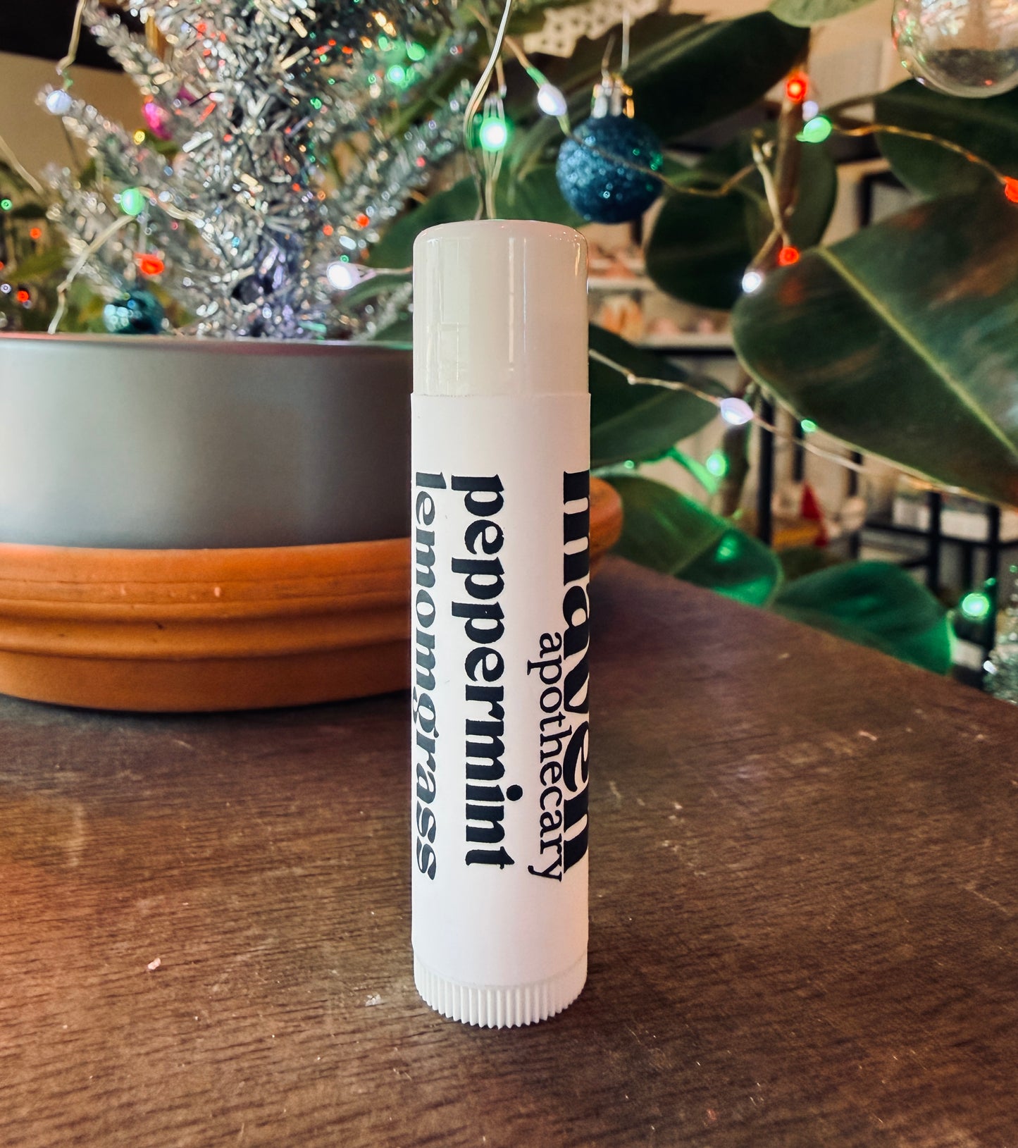 TALLOW Lip Balm Tube Peppermint Lemongrass .15oz