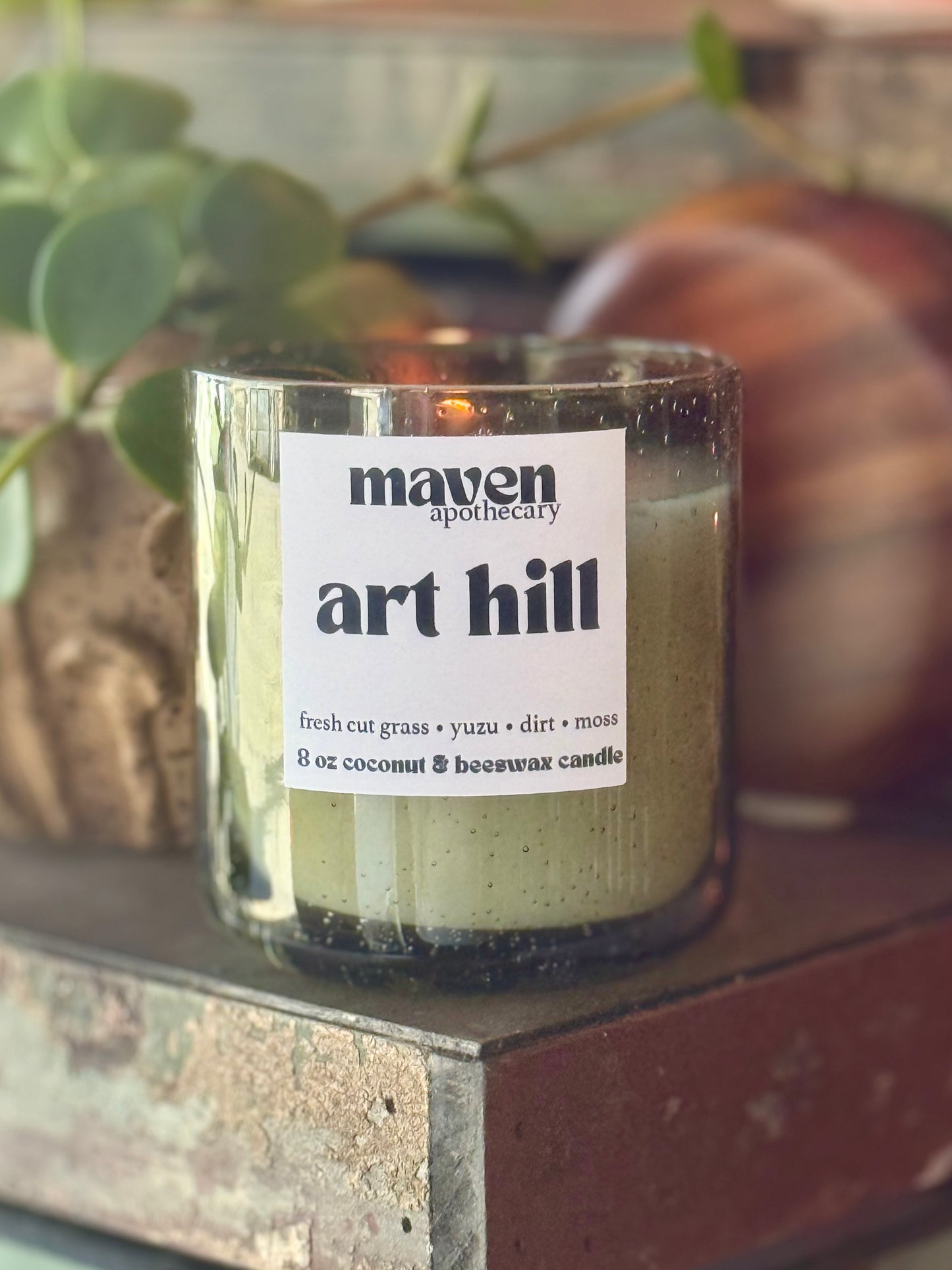Art Hill Beeswax & Coconut Wax Candle 8oz
