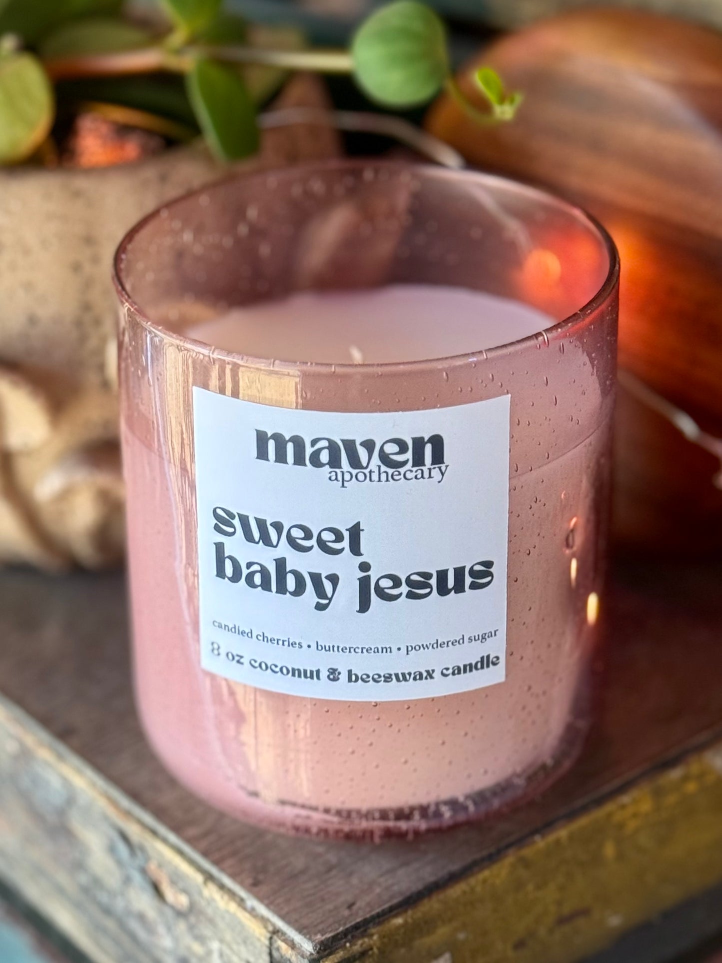 Sweet Baby Jesus Beeswax & Coconut Wax Candle 8oz