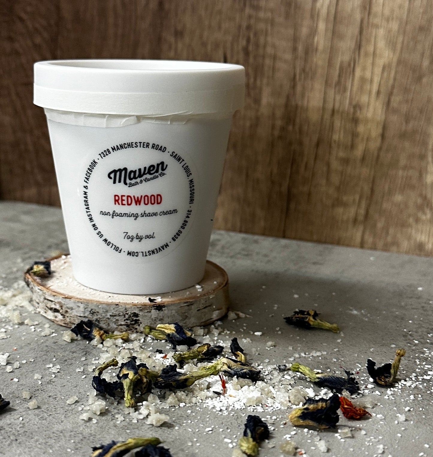 Non-Foaming Shave Creme Redwood 7oz