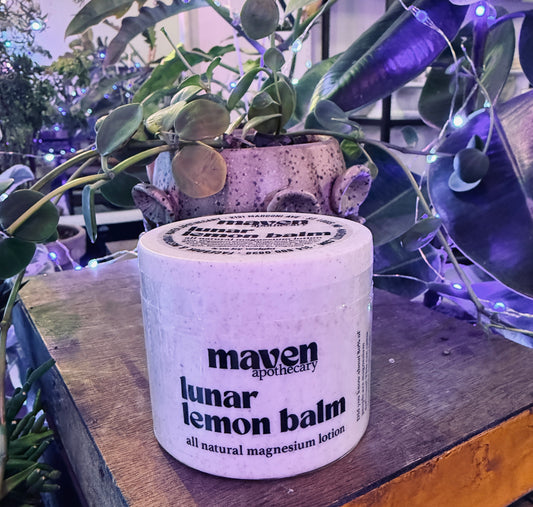 Magnesium Lotion Lunar Lemon Balm 4 oz