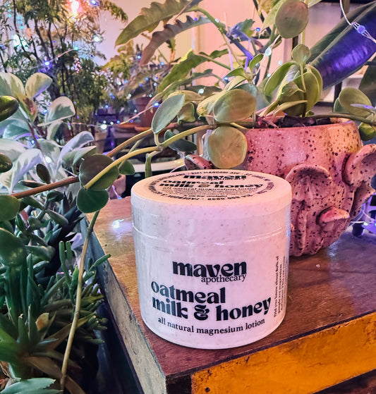 Magnesium Lotion Oatmeal, Milk & Honey 4 oz