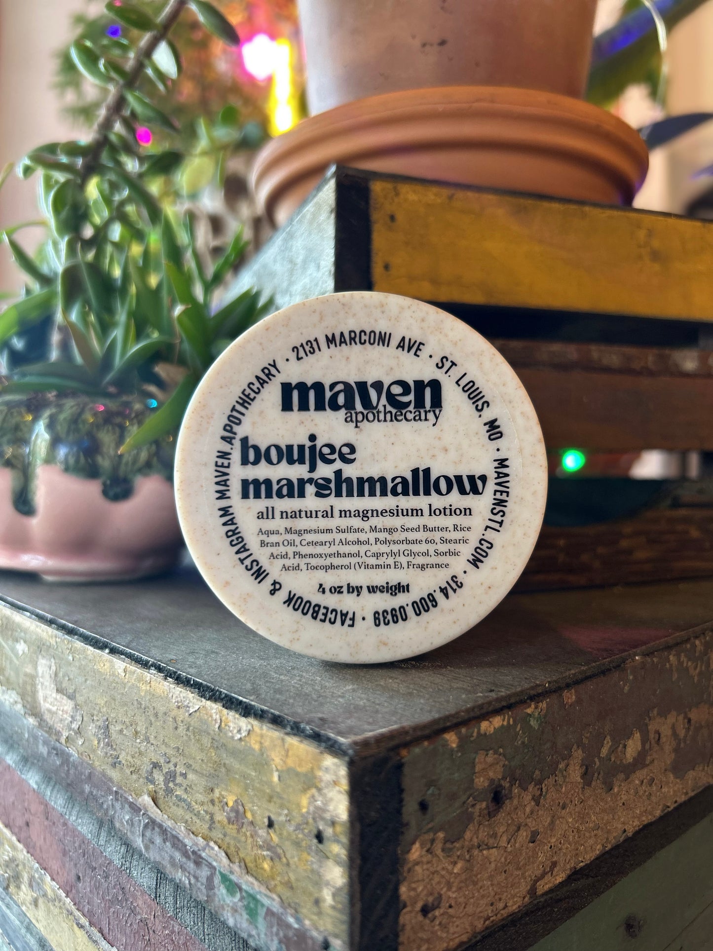 Magnesium Lotion Boujee Marshmallow 4oz
