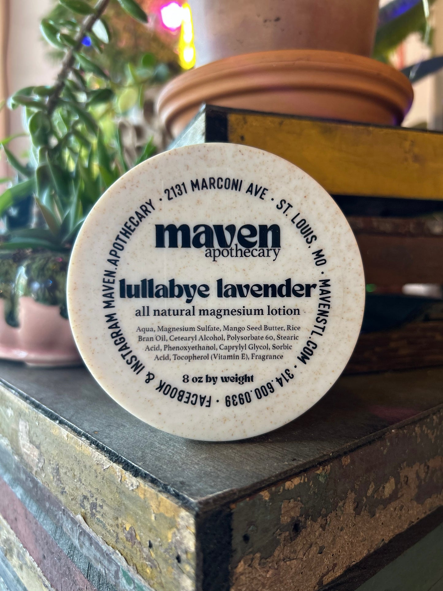 Magnesium Lotion Lullabye Lavender 8oz