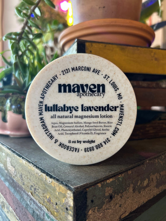Magnesium Lotion Lullabye Lavender 8oz