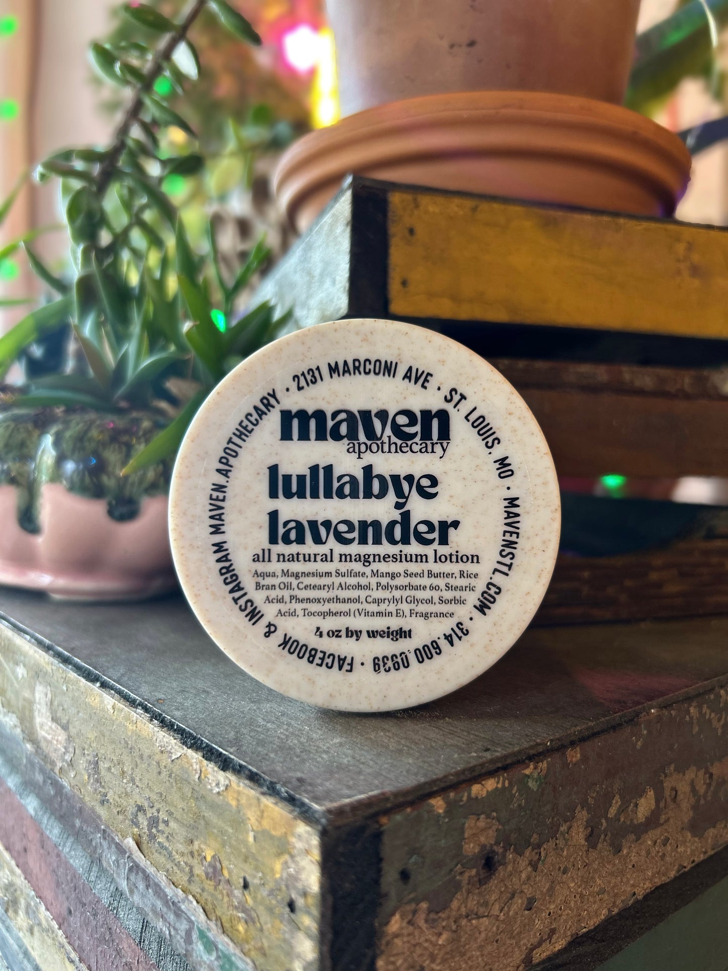 Magnesium Lotion Lullabye Lavender 4oz