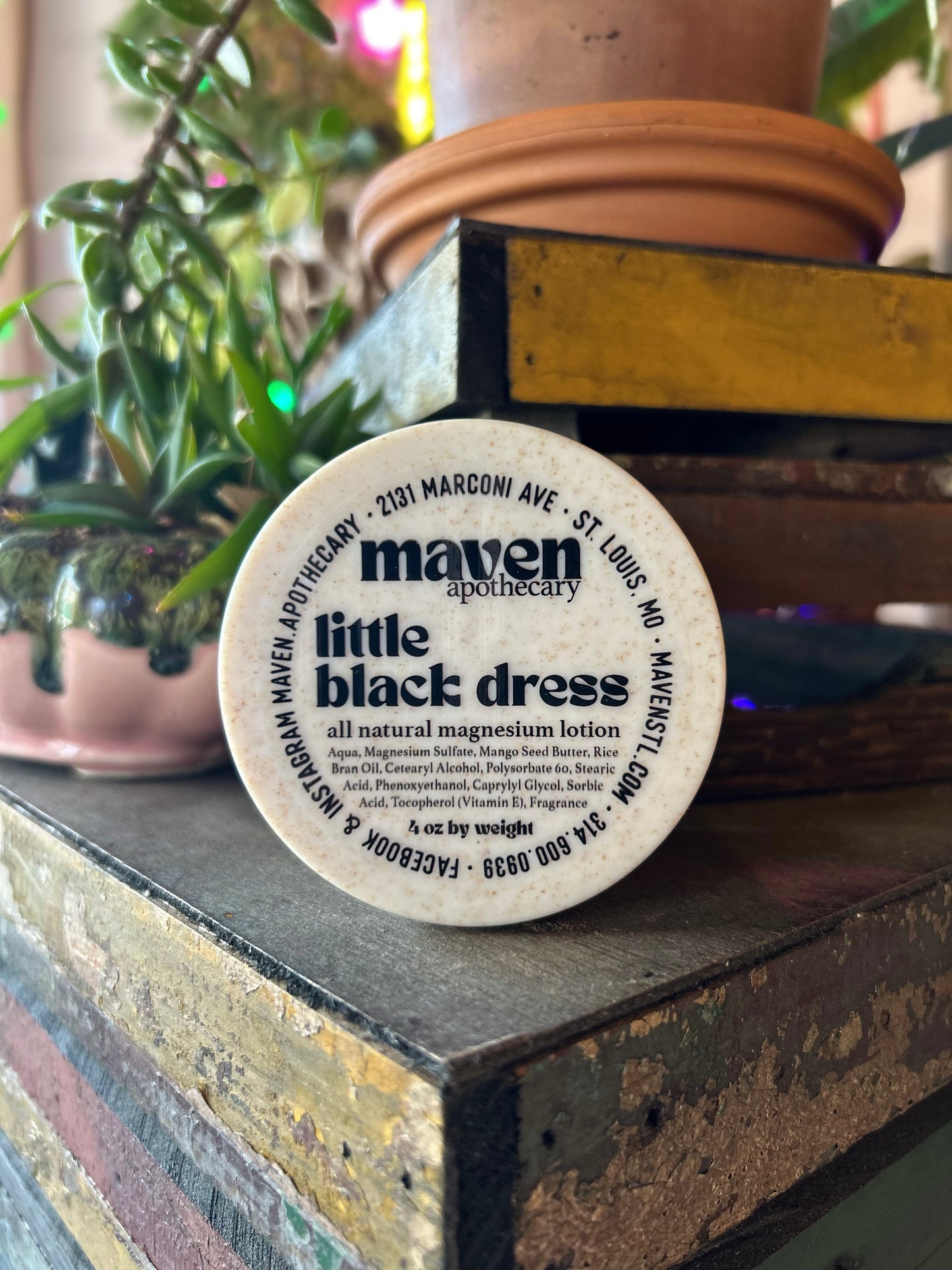 Magnesium Lotion Little Black Dress 4oz
