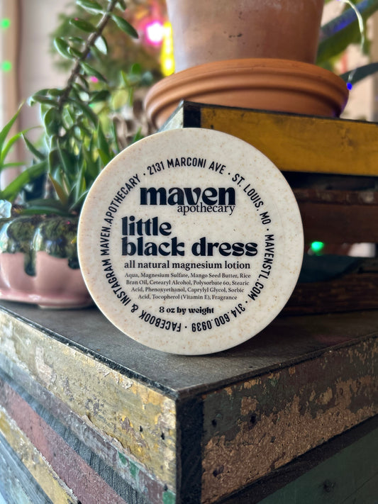 Magnesium Lotion Little Black Dress 8oz