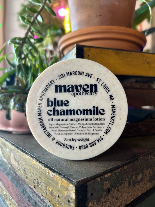 Magnesium Lotion Blue Chamomile 8oz