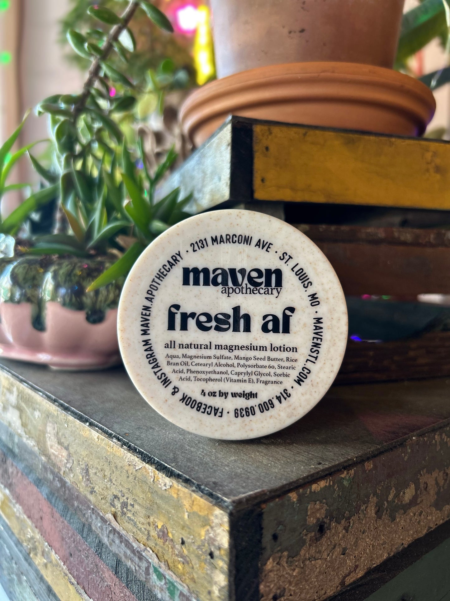 Magnesium Lotion Fresh AF 4oz