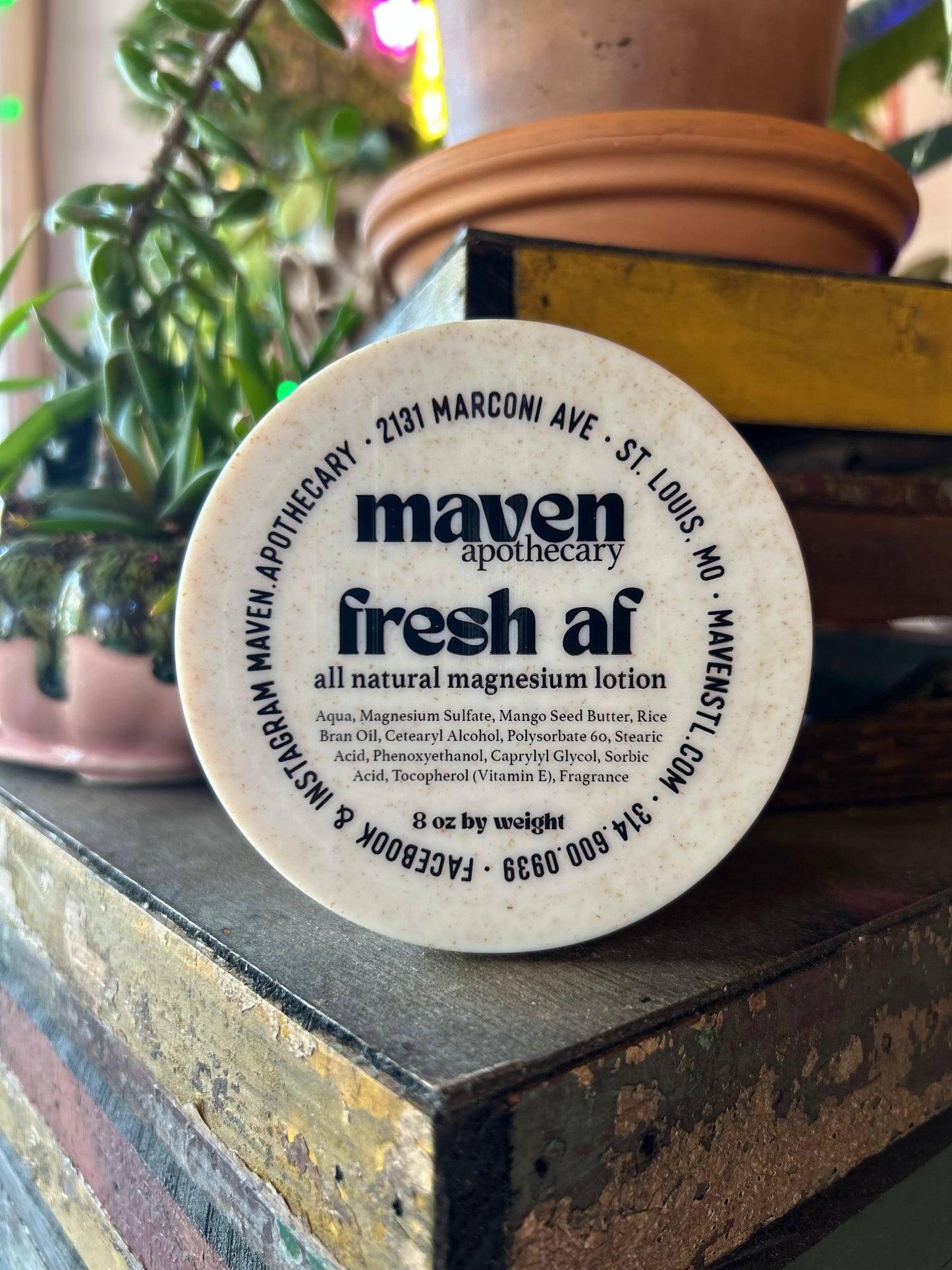 Magnesium Lotion Fresh AF 8oz