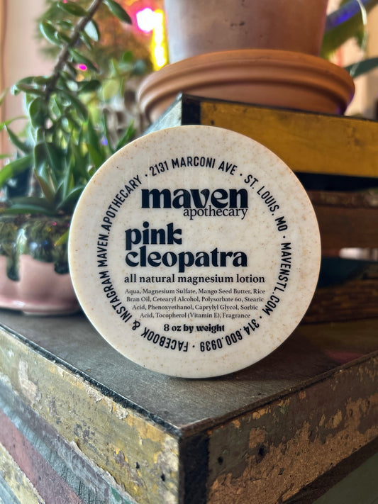 Magnesium Lotion Pink Cleopatra 8oz