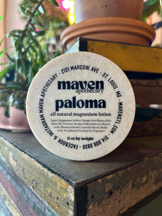 Magnesium Lotion Paloma 8 oz