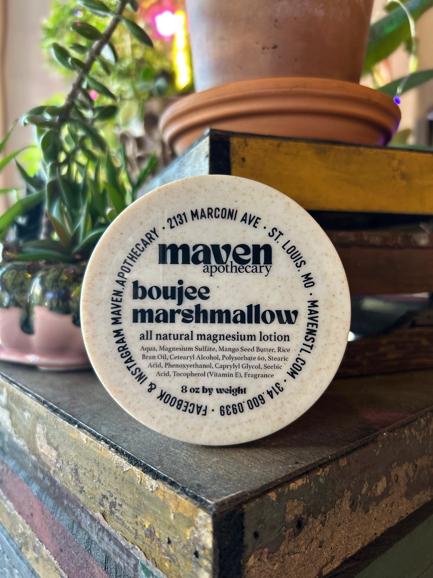 Magnesium Lotion Boujee Marshmallow 8oz