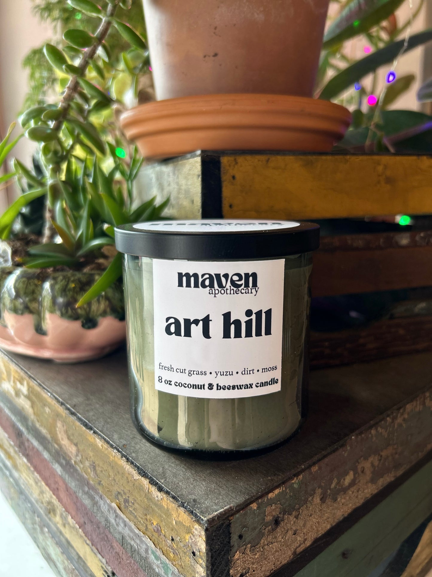 Art Hill Beeswax & Coconut Wax Candle 8oz