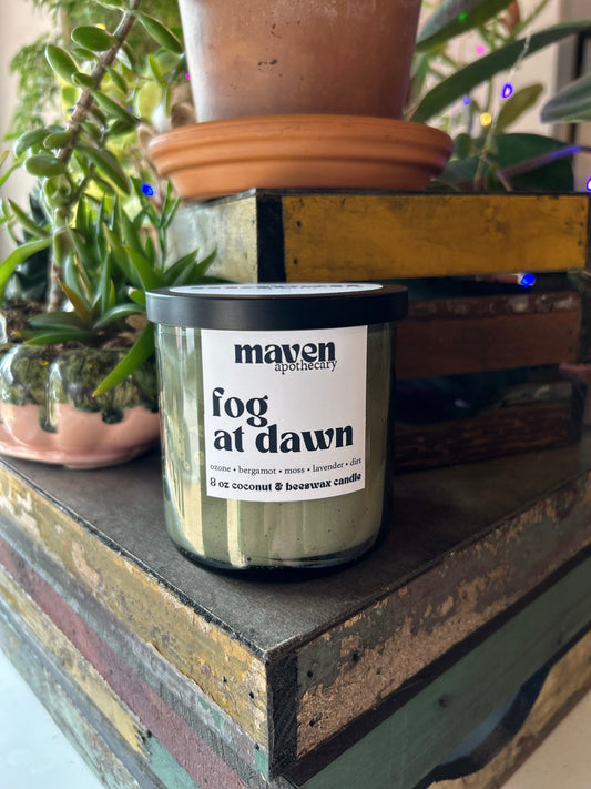 Fog at Dawn Beeswax & Coconut Wax Candle 8oz