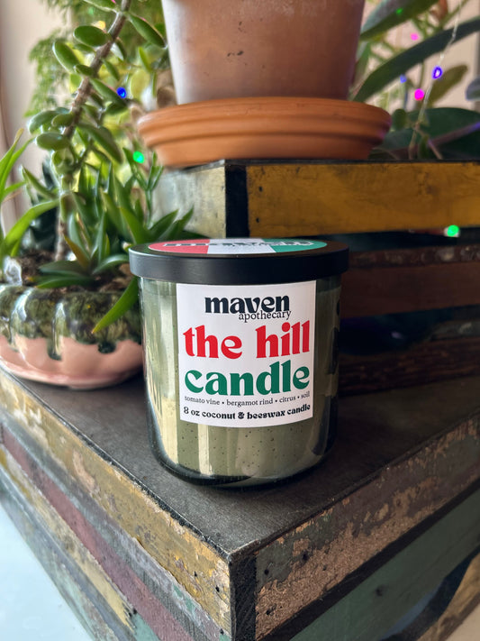 The Hill Beeswax & Coconut Wax Candle 8oz