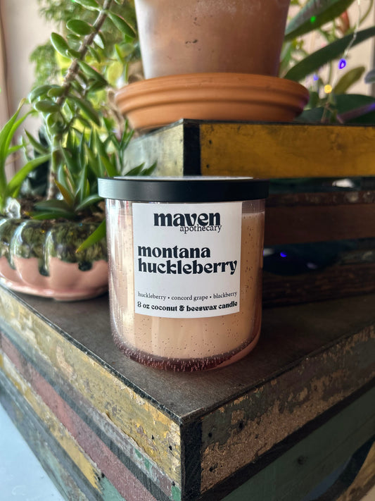 Montana Huckleberry Beeswax & Coconut Wax Candle 8oz