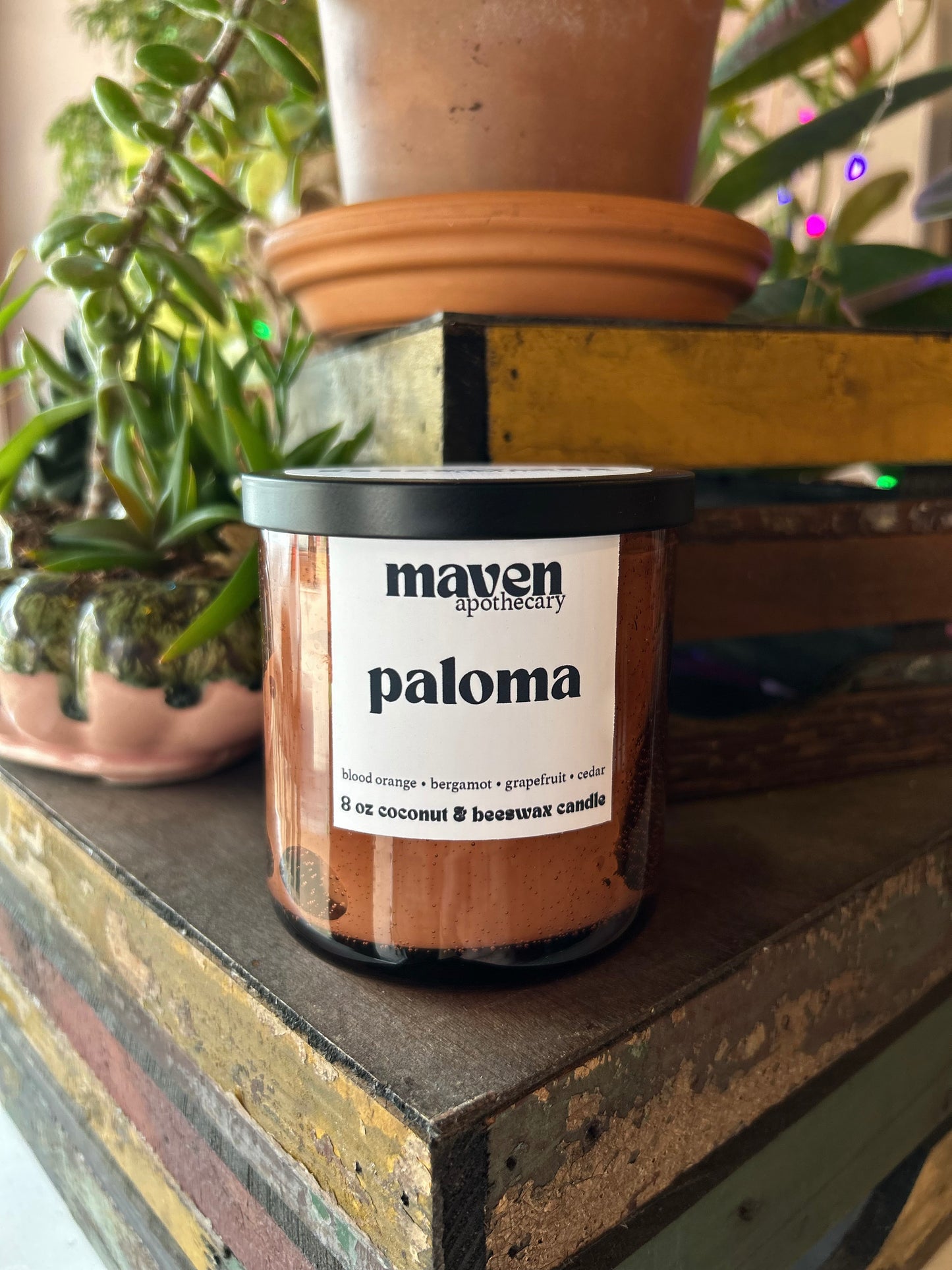 Paloma Beeswax & Coconut Wax Candle 8oz