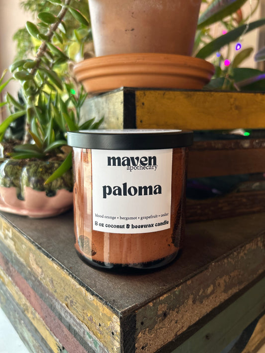 Paloma Beeswax & Coconut Wax Candle 8oz
