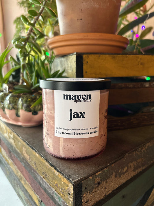 Jax Beeswax & Coconut Wax Candle 8oz