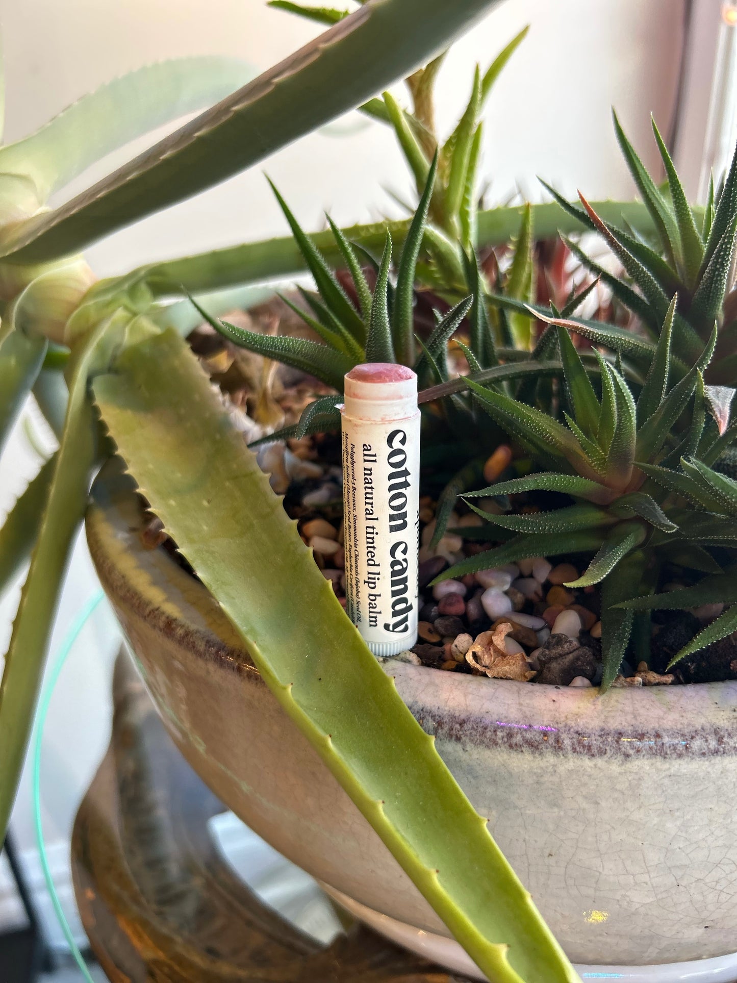 Cotton Candy All-Natural Tinted Lip Balm