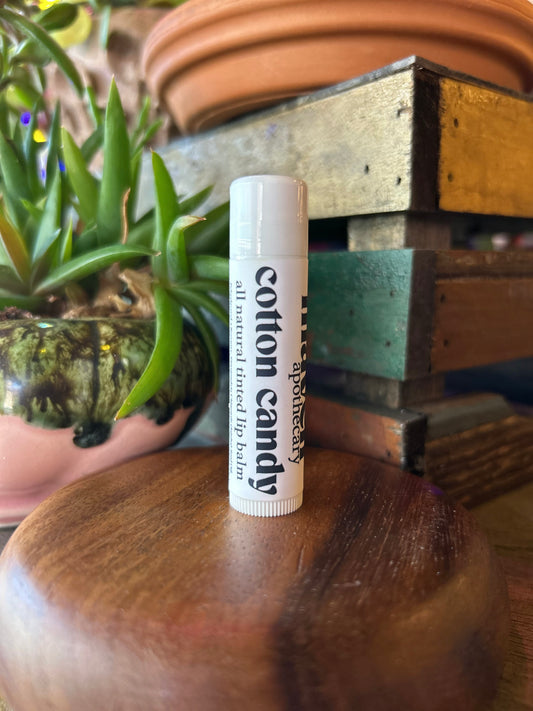 Cotton Candy All-Natural Tinted Lip Balm
