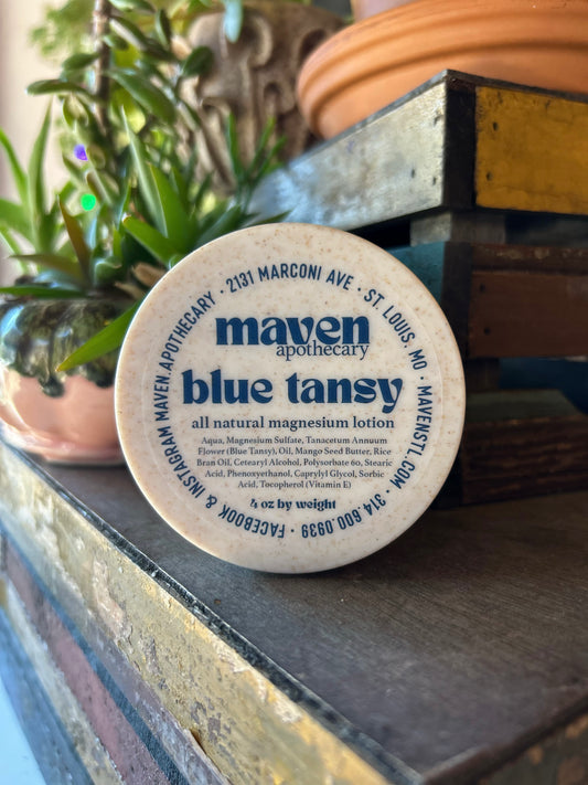 Magnesium Lotion Blue Tansy 4oz